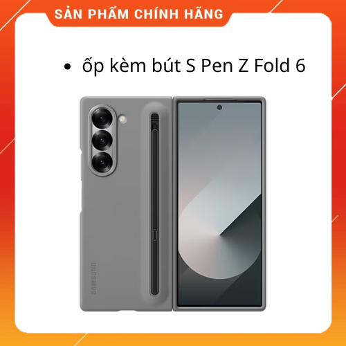 Ốp lưng Z Fold 6 kèm bút Spen chính hãng BH 12 Tháng
