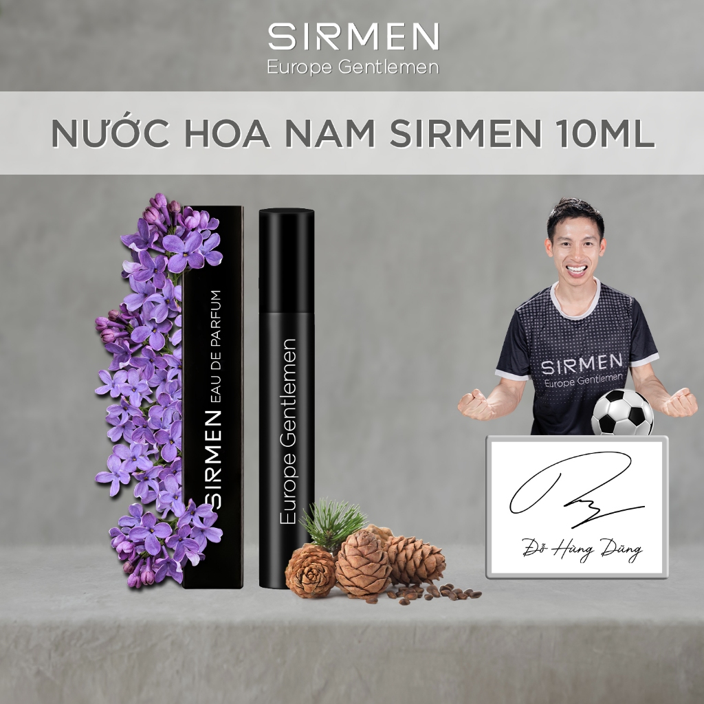 [1 Chai - 10Ml] Nước Hoa Nam Sirmen Signature Eau De Parfum Châu Âu Europe Gentlemen Cao Cấp Thơm Lịch Lãm Sang Trọng
