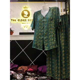 Bộ Lụa Gấm Bà Già  Gấm Thái Tuấn ( SIZE 40-70KG)