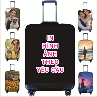 👏 [NHẬN IN THEO YÊU CẦU] Vỏ Bọc Vali Hành Lý Du Lịch - Dày Dặn - In Full Hinh Ảnh