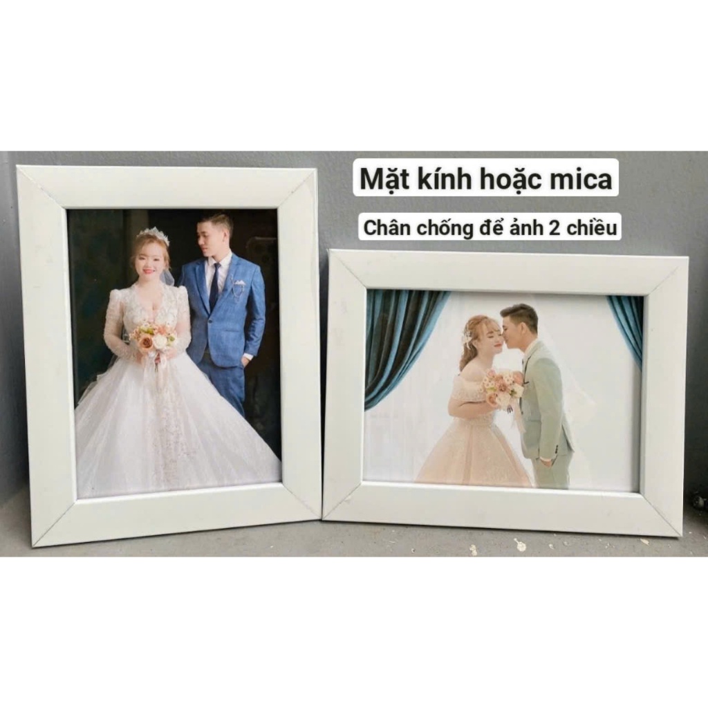 khung ảnh để bàn(13*18)cm.mặt kính hoặc mica