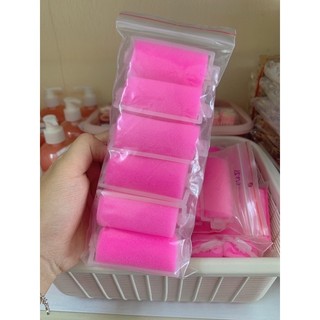 Sỉ 10 Túi lô mút 6 chiếc màu hông dùng để uốn tóc - SP000730