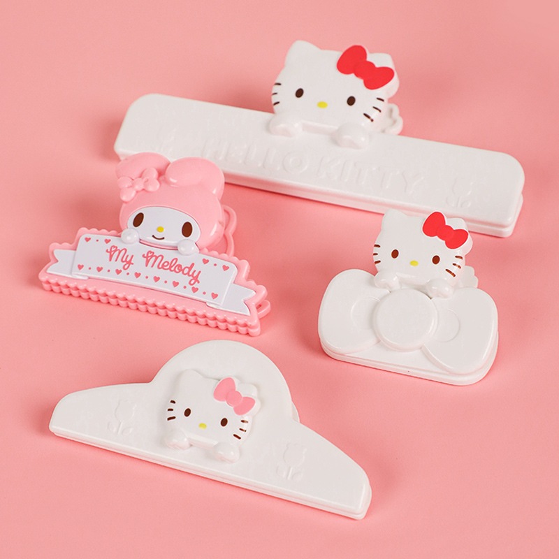 🌸SET KẸP TÚI NILONG CÓ NAM CHÂM HÍT
