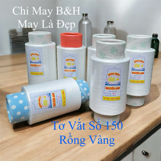 Chỉ Tơ Vắt Sổ 0,5kg Sợi 150 Hiệu Rồng Vàng - Phụ liệu may mặc