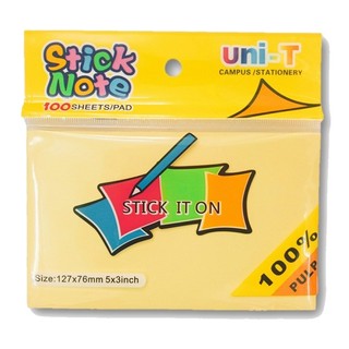 Combo 10 tập Giấy note vàng 3x4 ( kích thước 7,6 x 10,5cm) - SP001085