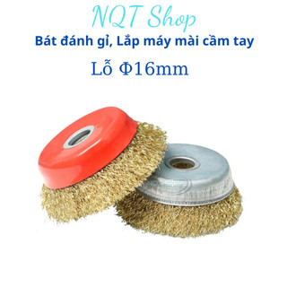 Bát đánh gỉ, chén cước đánh rỉ sợi mạ đồng
