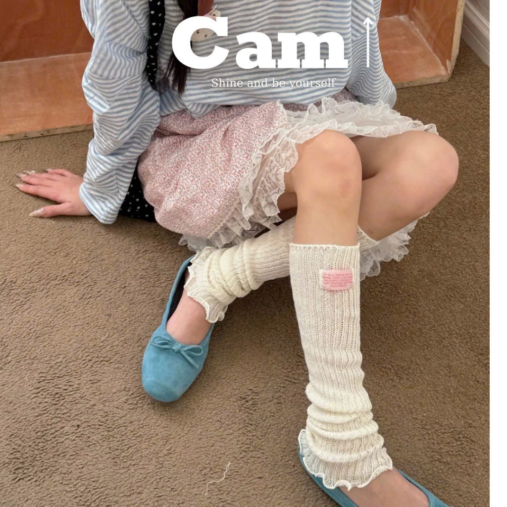 Tất ống chân tất len mongtogi cao cổ tag vớ ống chân giữ ấm mùa đông Lolita boost cao cổ, phong cách