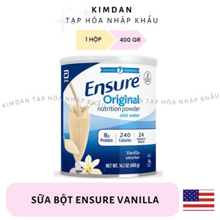 [MẪU MỚI] SỮA BỘT ENSURE MỸ ORIGINAL NUTRITION VANILLA 400GR