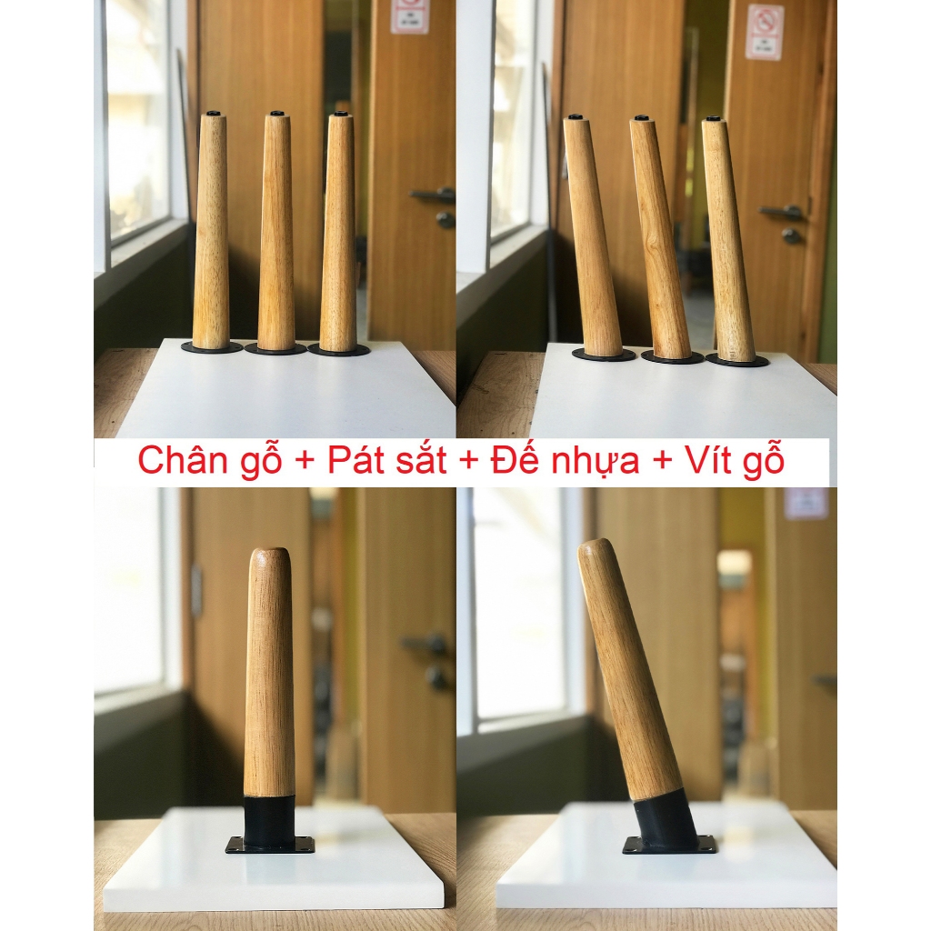 Chân 30CM,35CM - COMBO 2/3/4/5/6 thẳng/xéo(ĐÃ SƠN PU HOÀN THIỆN)