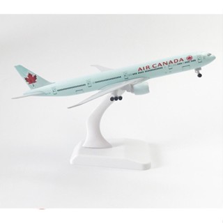 Mô hình máy bay Canada có bánh xe 18cm Mô hình máy bay+ đế trưng bày  