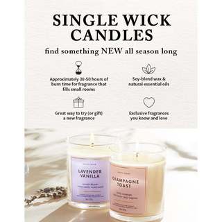 Nến thơm 1 bấc Bath & Body Works - BBW nhiều mùi
