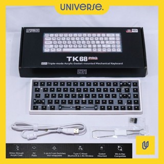 Kit bàn phím TK68 Pro - Epomaker Everglide - kit tk68 pro - 3 chế độ kết nối, led rgb, hotswap 5 pin