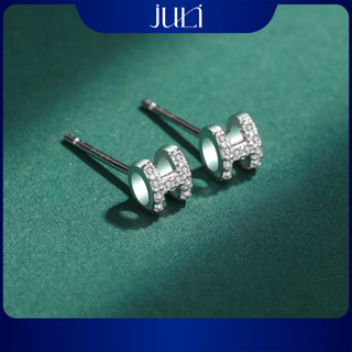  Bông Tai JULI Bạc Ý Đính Kèm Đá Moissanite Cao Cấp | Dãy Đá Sáng Lấp Lánh Sang Trọng Dành Riêng Cho Nữ | KT1045 JULI 