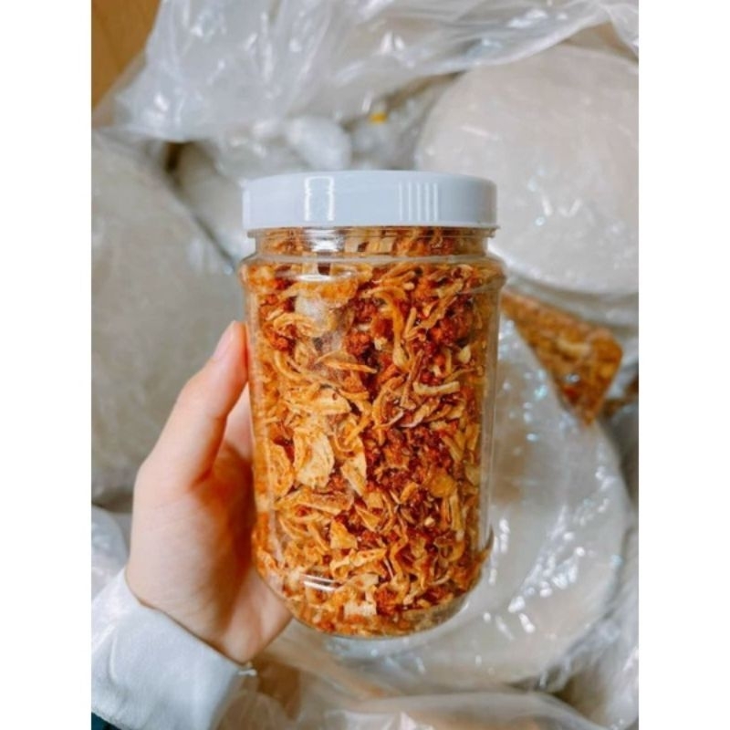 Hủ 200g muối ruốc hành phi 28k