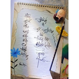 Sổ - Giấy rời viết Thư Pháp / Vintage - A4 (100 trang)