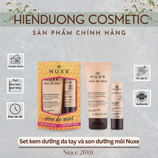  Set Nuxe Son Dưỡng Fullsize + Kem Tay 30ml | Combo son dưỡng kem tay nhỏ xinh tiện lợi 