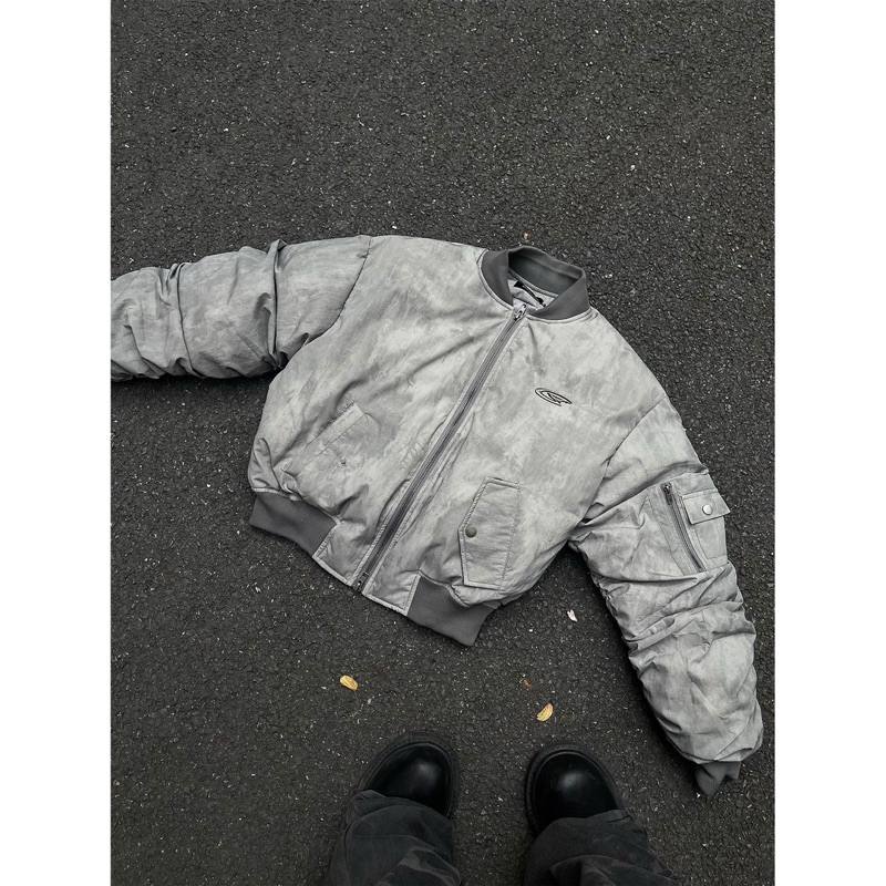 Áo Bomber "OnTheGround x FireOnFire" bóng chày hoạ tiết RACING cực cháy, TRENDING (LOẠI 1 - có ảnh +