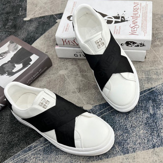 Giày G.V.C  giày Băng Đai Chéo. Đen, Xám bản quai chun độc đáo - giầy lười nam Hoot trend 2024