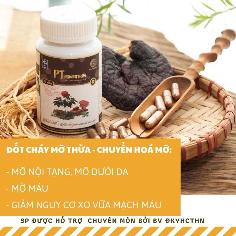 Viên PT giảm cân Phạm Gia (mới sx t5/25) tiêu mỡ bụng, giảm mỡ máu