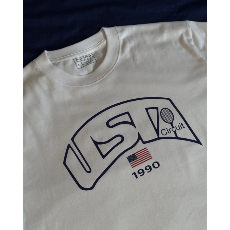 Áo thun USA 1990 retro 100% cotton