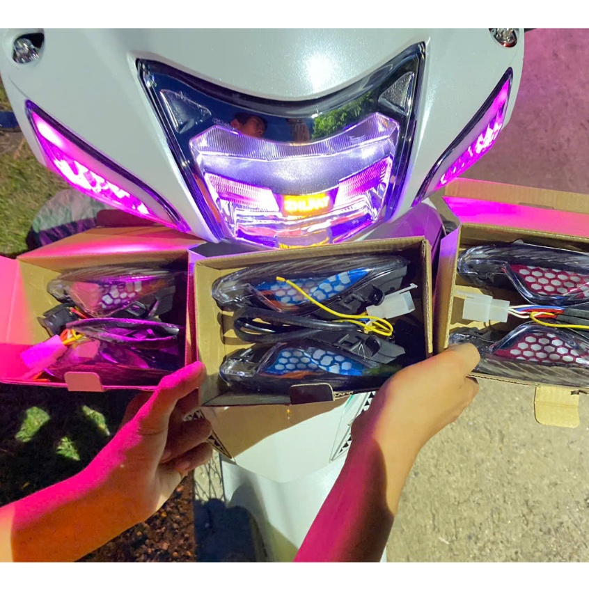 Xi Nhan Wave Xi Nhan Audi Tặng Kèm Cục Chớp Và Công Tắc Lắp Cho Xe Wave 50/100/110