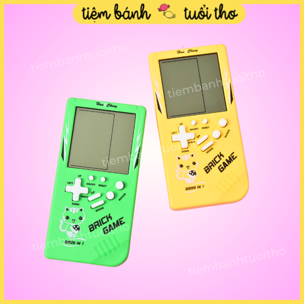 Máy Chơi Game Cầm Tay/ Máy Xếp Gạch Tetris Game Màn Hình Lớn Đồ Chơi Tuổi Thơ