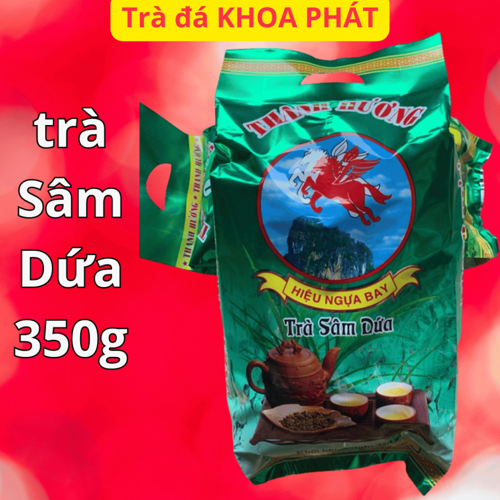 Trà Sâm Dứa Thanh Hương 350g – Hương Lá Dứa Thơm Ngon, Đặc Sản Bảo Lộc – Date Mới Nhất