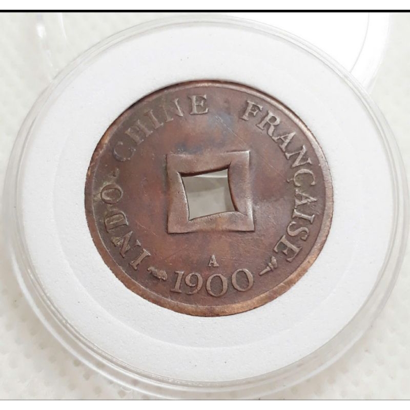 Đồng xu 2/1000 Cent thời kỳ Đông Dương năm 1900 ít gặp