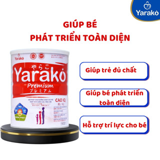  Sữa Tăng Chiều Cao và Phát Triển Trí Não Hỗ Trợ Tăng Cân Cho Trẻ YARAKO PREMIUM IQ   Hộp 400 900g 