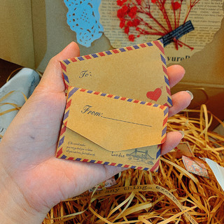 Set 10 thư thiệp mini vintage TMN2