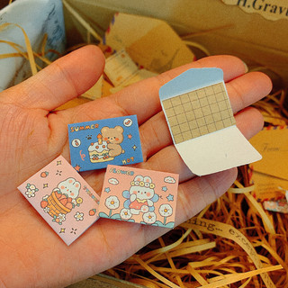 Set 10 thư thiệp mini vintage TMN2