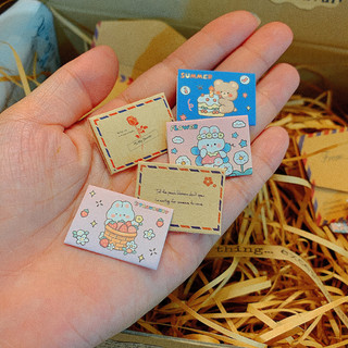 Set 10 thư thiệp mini vintage TMN2