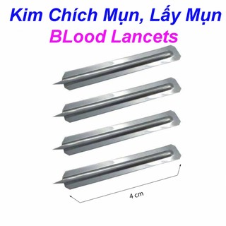 Kim Chích Mụn Lấy Mụn Blood Lancets Hộp 200 Chiếc
