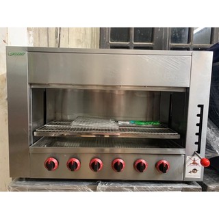 lò nướng Salamander 6 họng đốt( tặng dây gas và van gas)