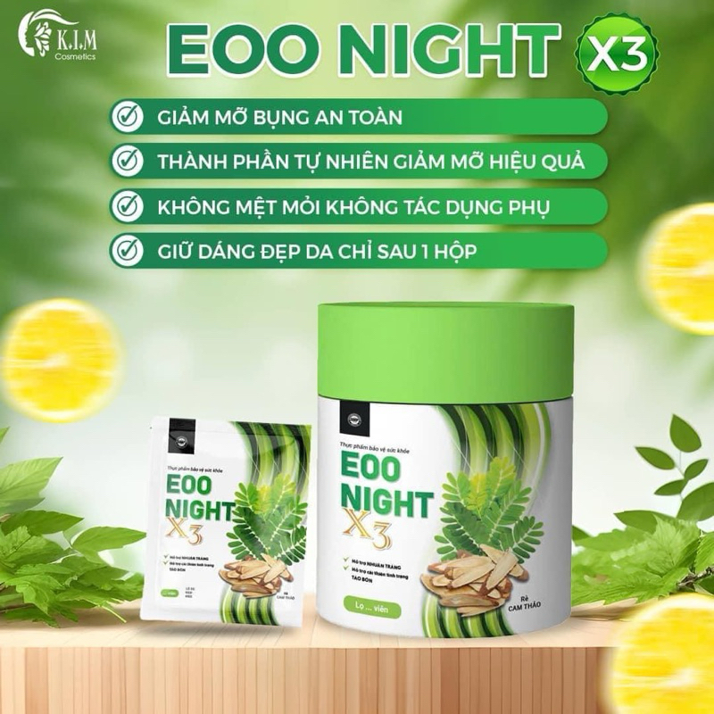 EOONIGHT X3 THẢI MỠ ĐÊM - THẢI ĐỘC CƠ THỂ