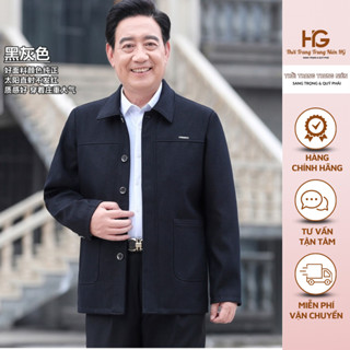 Áo Khoác Nam Trung Niên Dáng Vest Siêu Đẹp, Chất Liệu Chống Nhăn, Chống Nước  Sang Trọng, Lịch Sự (M104)