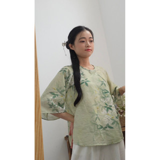 RN831_Rập giấy may áo kiểu raglan nữ