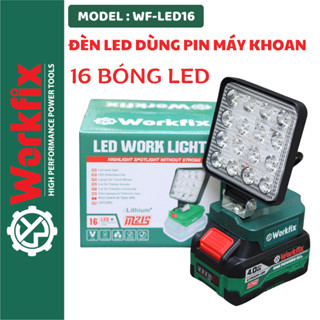 Thân bóng đèn LED Chạy pin máy khoan WORKFIX WF-L16, 16 Bóng LED - Chân Pin Phổ Thông