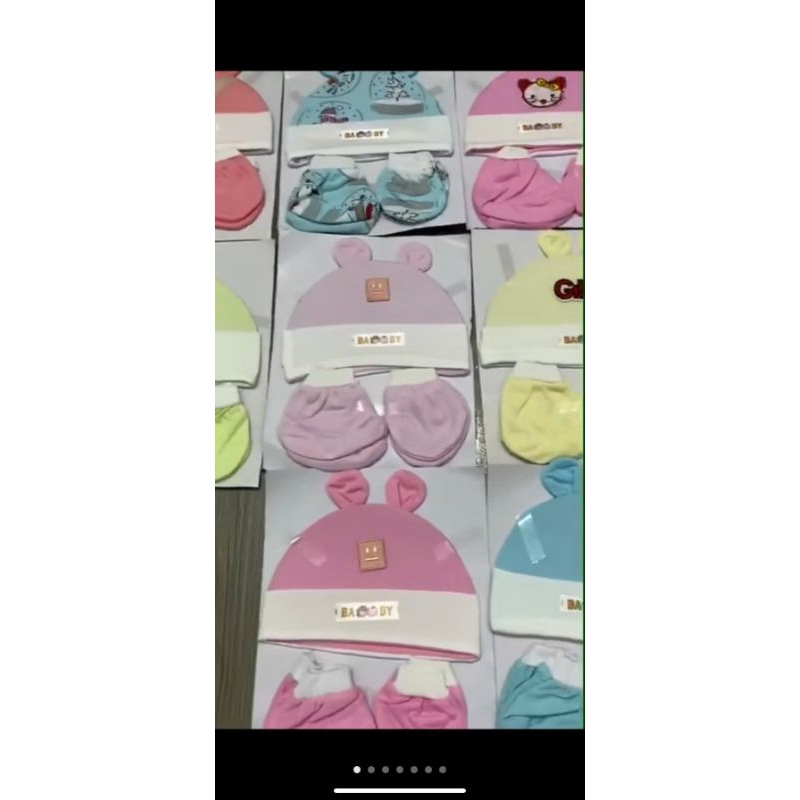 Sét mũ, bao tay, bao chân cho bé (sỉ, lẻ)