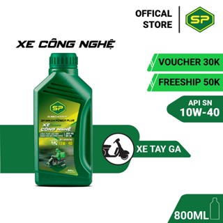 Dầu nhớt Xe công nghệ SP Green Scooter Power Plus dành cho xe ga - Saigon Petro - Dung tích 0.8L