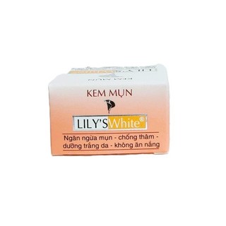 Kem Mụn Lily's White Ngăn Ngừa Mụn Chống Thâm Trắng Da Không Ăn Nắng 8g