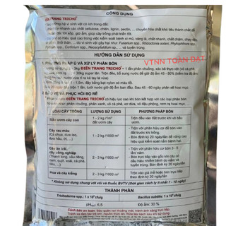 Nấm Trichoderma Điền Trang - Tricoderma ACHACOMIX SUN (1kg), chuyên ủ phân và bảo vệ rễ cây trồng