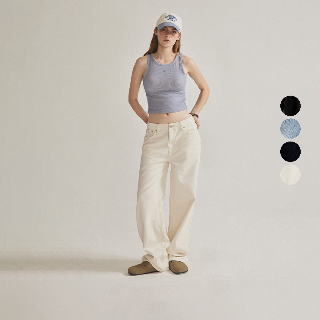 [WHO.A.U x Hòa Minzy] Quần Jeans WHO.A.U Wide Denim(F)_WHTJE4911F