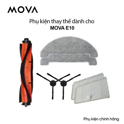 Phụ kiện thay thế dành cho Robot hút bụi Mova E10 - Phụ kiện chính hãng