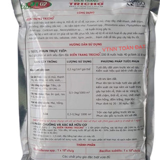 Nấm đối kháng Trichoderma Điền Trang 500g, Nấm tricoderma vi sinh vật có ích, ủ phân hữu cơ - trộn đất trồng