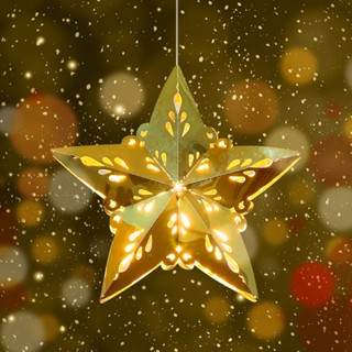 [NHIỀU SIZE] Lồng Đèn Nhựa Ngôi Sao Trang Trí Giáng Sinh Cỡ Lớn Mới Nhất