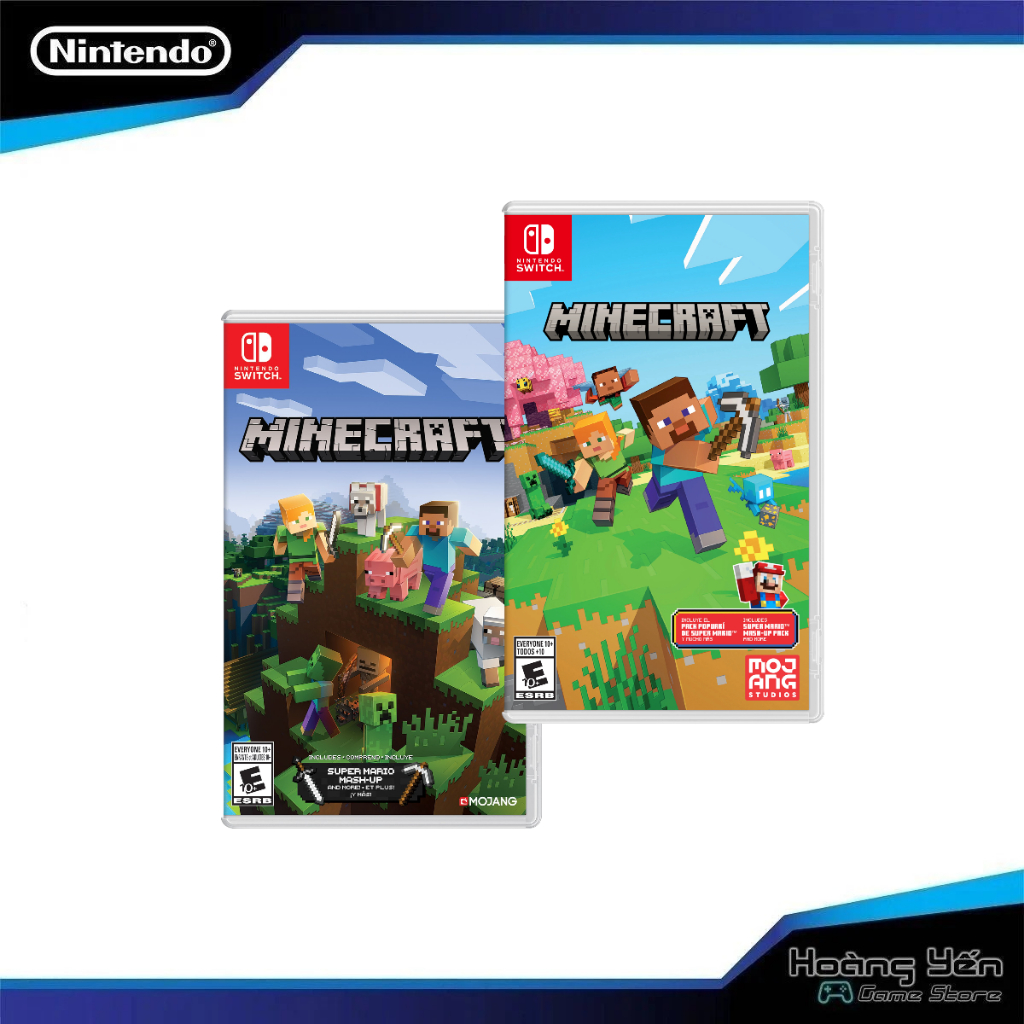 Băng game Nintendo Switch Minecraft Starter Pack 4 người chơi