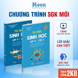 Sách sinh học 11 thầy Phan Khắc Nghệ, tự học sinh học lớp 11 Moonbook