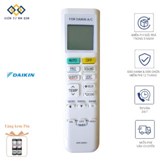 Điều khiển điều hòa Daikin-2 DÀI Hàng tốt các dòng ATKA ATKQ ATKC ATF FTHF FTC FTV FTKQ Tặng Pin