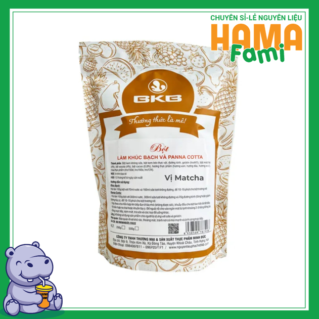 Bột KHÚC BẠCH BKB - BỘT PANNA COTTA BKB gói 500g